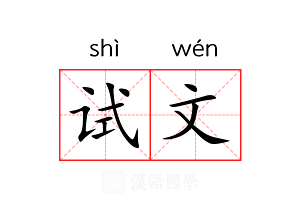 试文