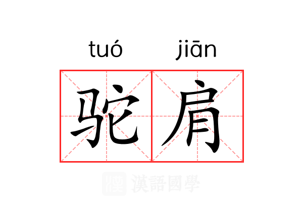 驼肩