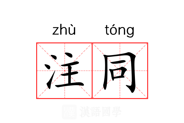 注同