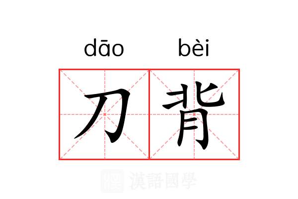 刀背