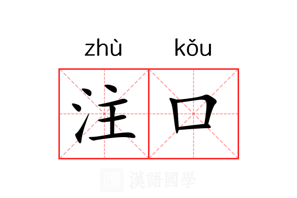 注口 注口