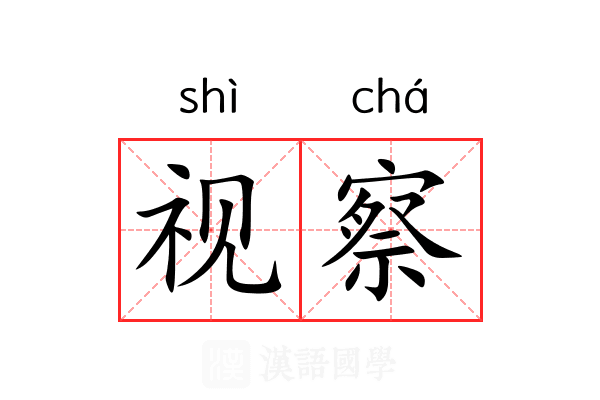 视察 视察