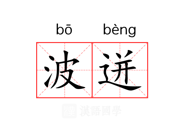 波迸