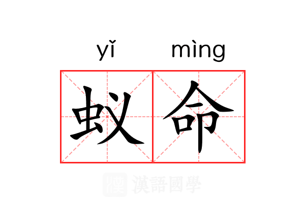 蚁命 蚁命