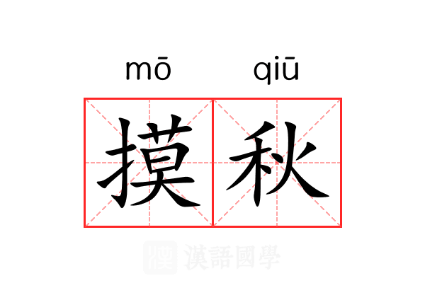 摸秋