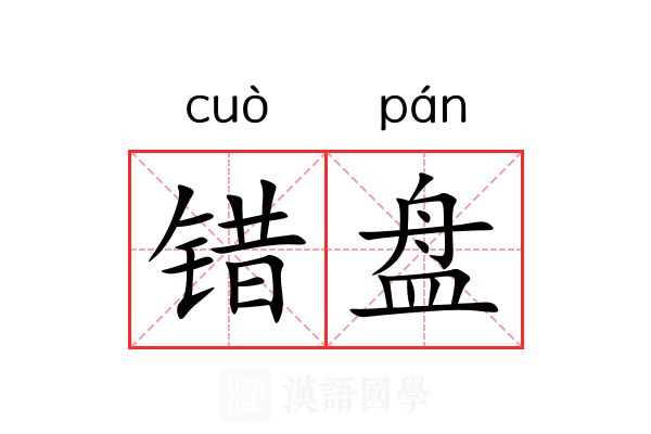 错盘 错盘