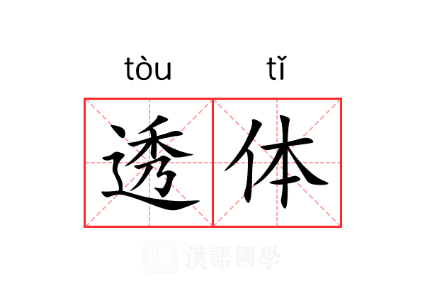 透体 透体
