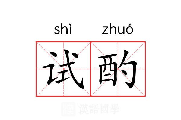 试酌
