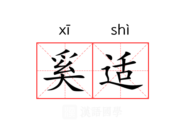 奚适
