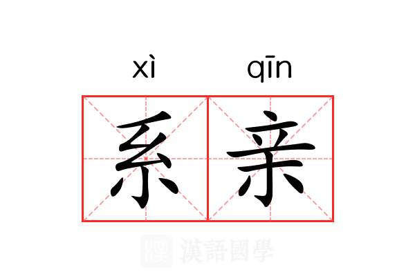 系亲 系亲