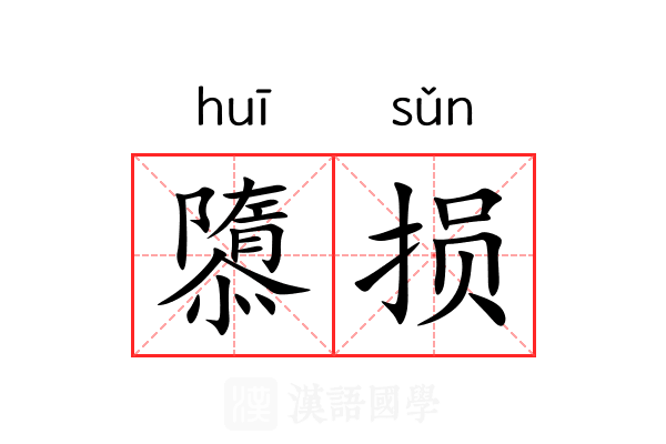 隳损