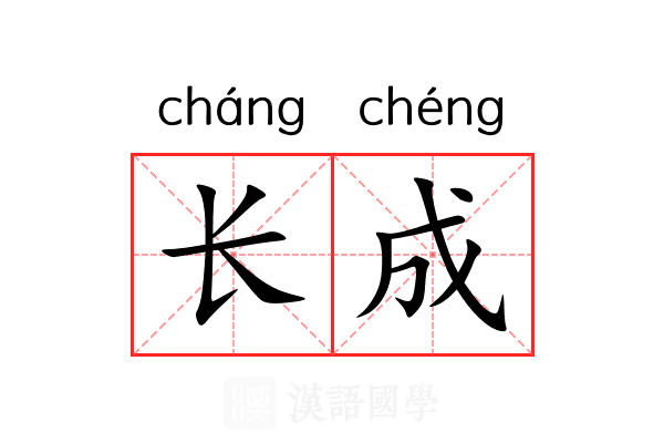 长成 长成