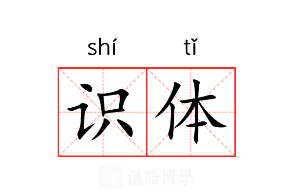 识体 识体