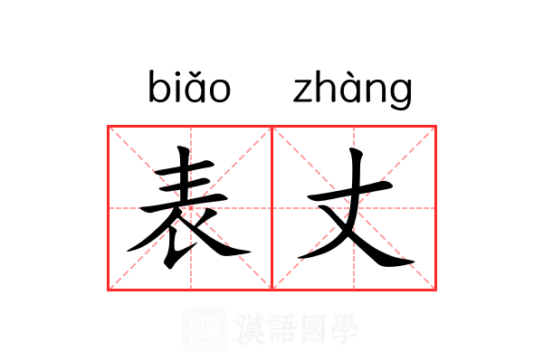 表丈
