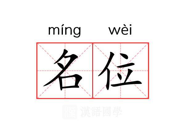 名位