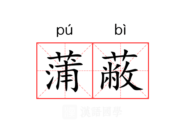 蒲蔽