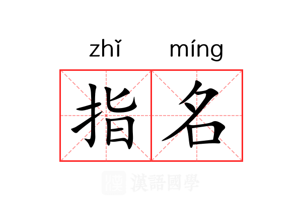 指名