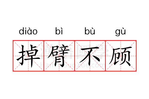 掉臂不顾 掉臂不顾