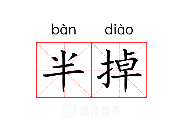 半掉