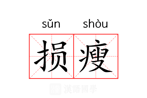 损瘦 损瘦