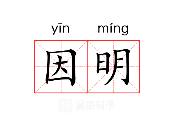 因明 因明