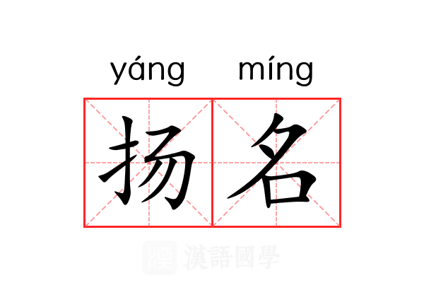 扬名