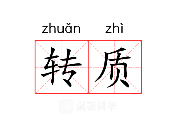 转质 转质