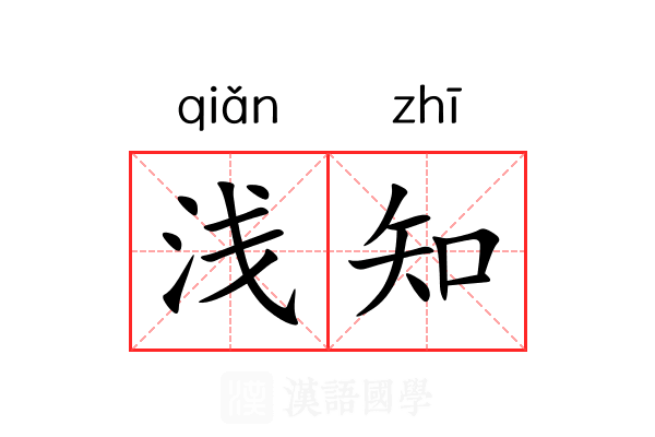 浅知