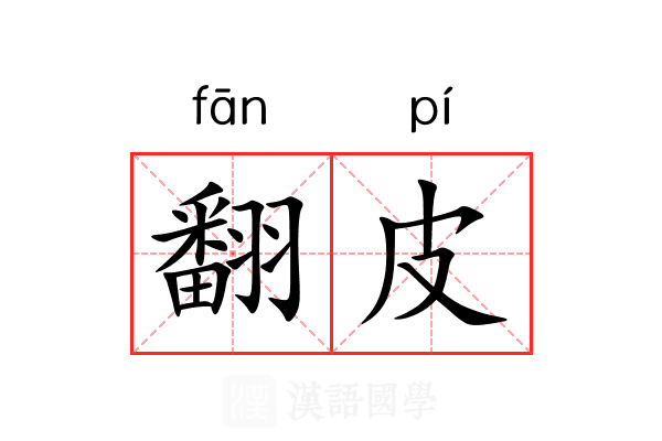 翻皮 翻皮