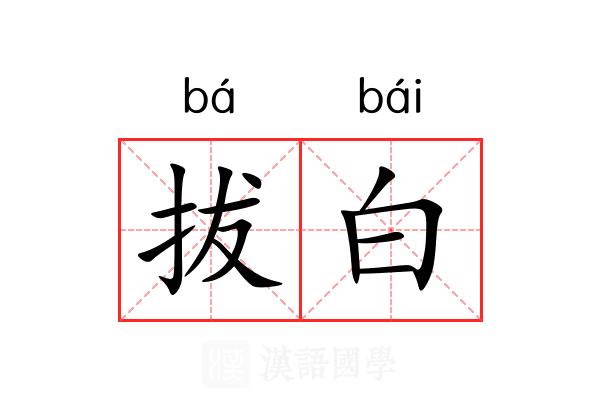 拔白