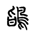 鴲 鴲