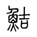 鮚 鮚